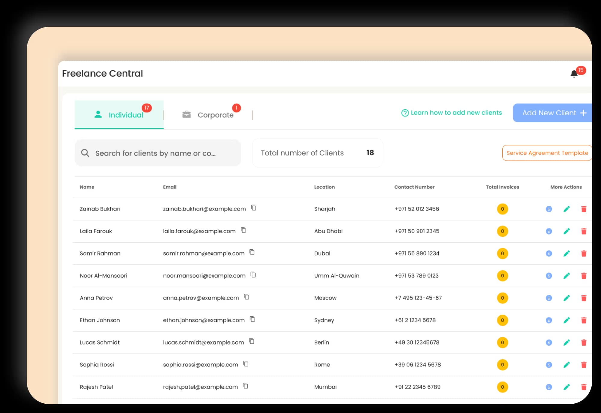 Manage Your Clients Easily